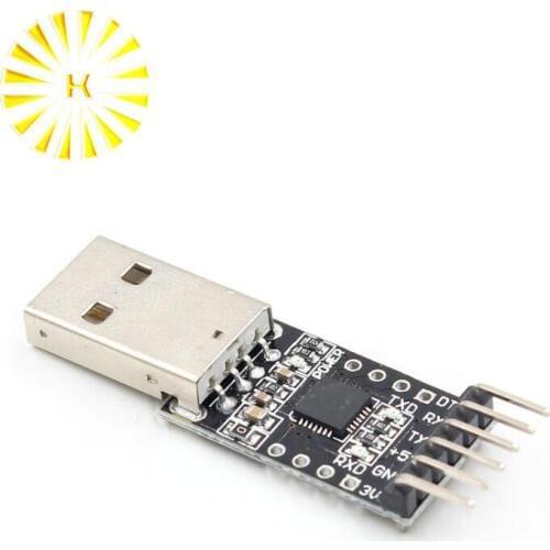 1Pcs CP2102 USB 2.0 to TTL UART Module 6Pin Serial Converter STC Replace FT232 Adapter Module 3.3V/5V Power Connector