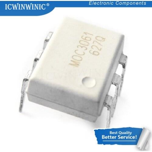 10piece MOC3061 DIP6 DIP SMD Optocoupler new original In Stock
