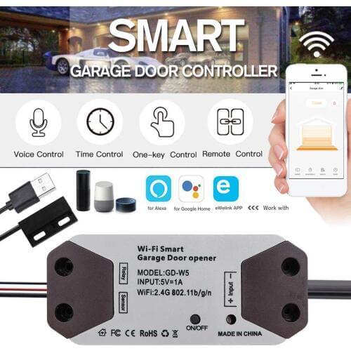 2.4GHz WiFi Garage Door Opener Smart Switch Opener Smart Home Remote Controller for Alexa for Google Home for Echo Tuya Control