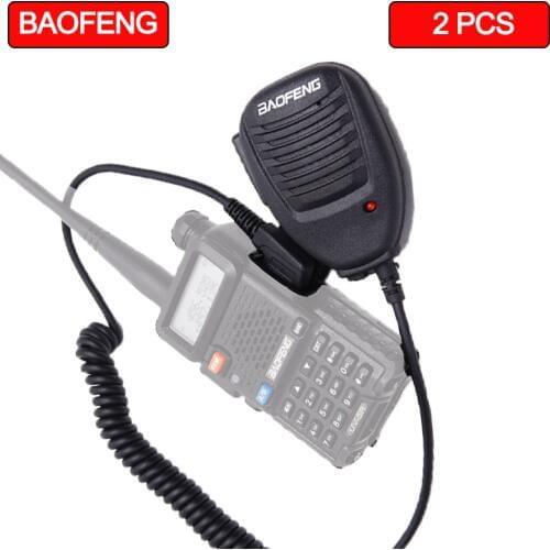2PCS Baofeng microphone speaker microphones for walkie talkie K mouth suitable Baofeng UV-5R UV-5RE UV-82 888s KSUN X30 KS-XKB