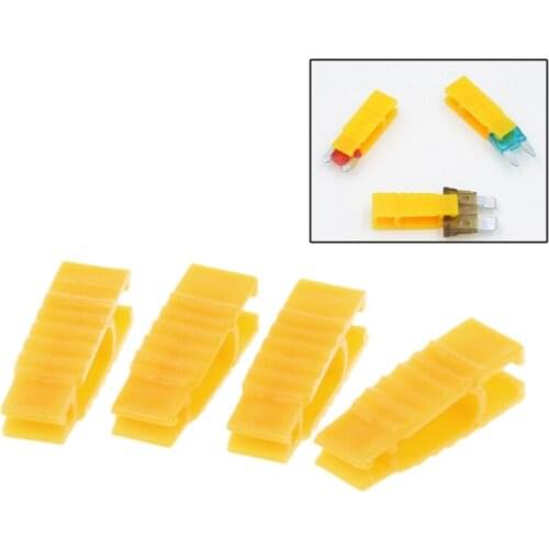G2AA 4Pcs ABS Fuse Automobile Car Fuse Fetch Clip Timeproof Extractor Puller Tool
