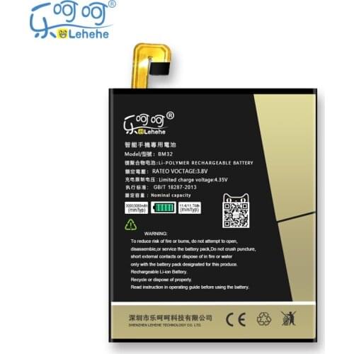 New Original LEHEHE BM32 Battery for Xiaomi 4 Mi4 3080mAh Lithium Polymer Smartphone Replacement Bateria with Tools Gifts