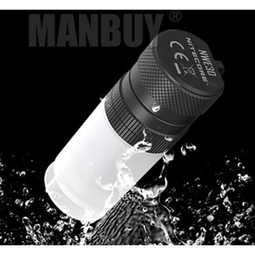 2020 NITECORE NWE30 120dB Emergency Electronic Whistle CR123 Battery 2000 Lumens Smart Sensor Beacon Flashing Outdoor Sport Tool