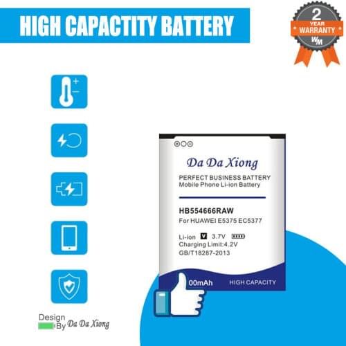HB554666RAW Battery 3600mAh for Huawei E5372 E5373 E5375 EC5377 E5330 E5336 E5351 E5356 EC5377U-872 E5356S-2 E5330Bs-2