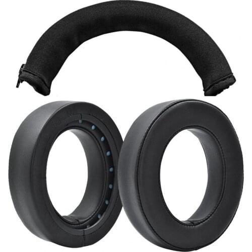1 Pair Headset Covers Protective Dust-proof with Buckle Gaming Headphone Ear Pads for Corsair HS50 Pro/HS60 Pro/HS70 Pro