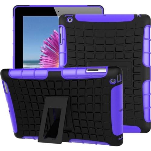 Tablet Case Shockproof For iPad 2/3/4 Extreme Army Military Heavy Duty Kickstand Cover For iPad 2 A1395 A1396 A1397 Case Silicon