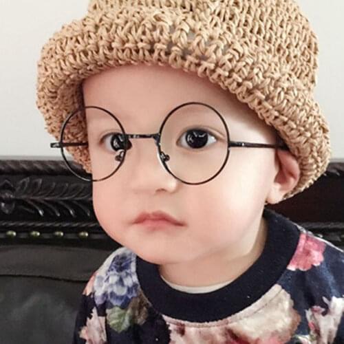 Infant Optical glasses Baby Metal Glasses frames Boys&girls Model Show Round Glasses frame Without Lens N828