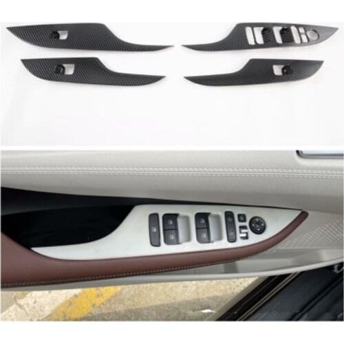 For Hyundai Mistra 2021+ Car Window Lift Switch Panel Cover Trim Styling Garnish Sticker ABS
