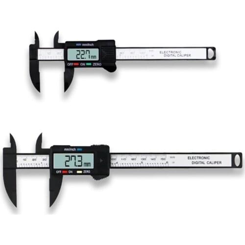 New Arrival 100mm150mm 6 inch LCD Digital Electronic Vernier Caliper Gauge Micrometer Measuring Tool