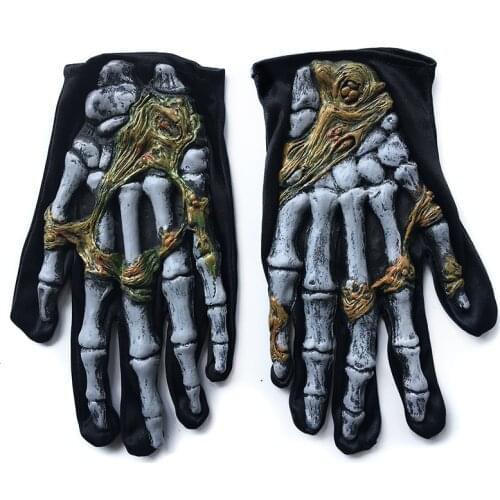 Halloween Horror Monster Devil Vampire Ghost Hands Gloves Masquerade Dress Up Props Casual Funny Play Accessories