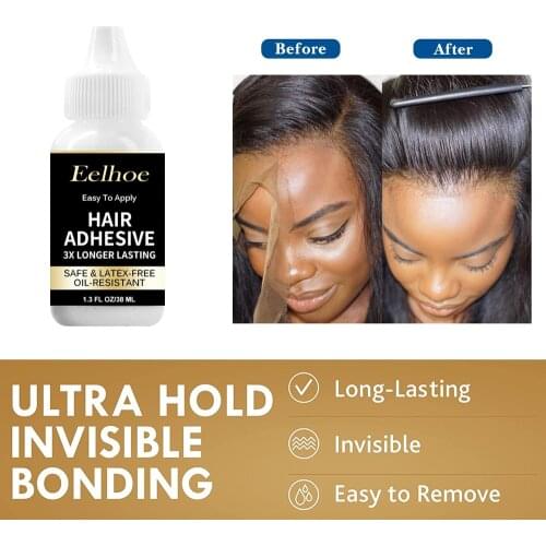 Wig glue is suitable for the front lace wig Waterproof lace glue does not contain latex and oil-resistant adhesives