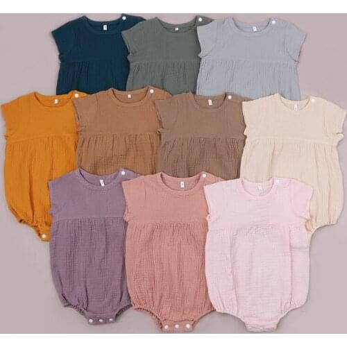 KLV Bodysuit With Short Sleeves For Babies