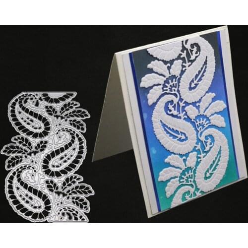 Leaf Background Metal Cutting Dies Stencil DIY Scrapbooking Album Stamp Paper Card Embossing Craft Decor K0AB