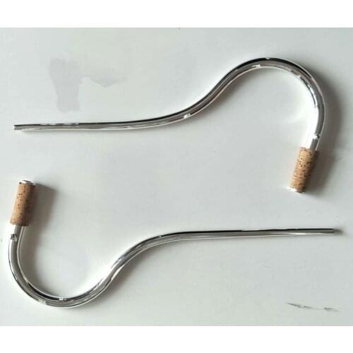 2 Pcs Bassoon Bocal Crook Metal Mouthpiece Different Sizes