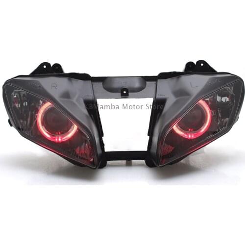Custom Modified headlight Front Head Lamp Fits For Yamaha YZF R6 2008-2015 Motorcycle Front Headlight HID Bulb Low / High Beam