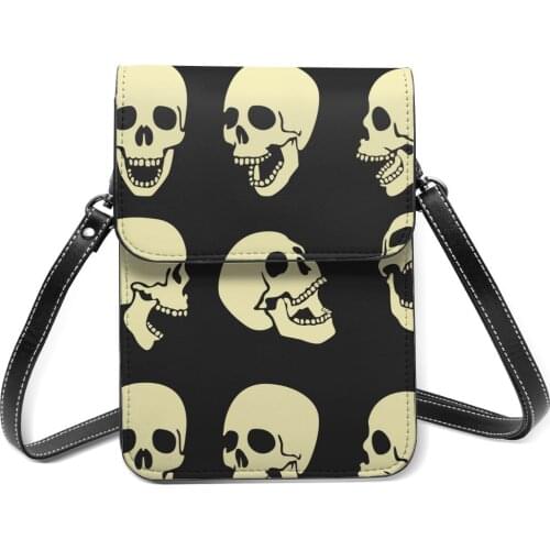 Skulls Fashion Card Holder Wallet 2021 New Female Wallets Women Zipper Strap Coin Purse