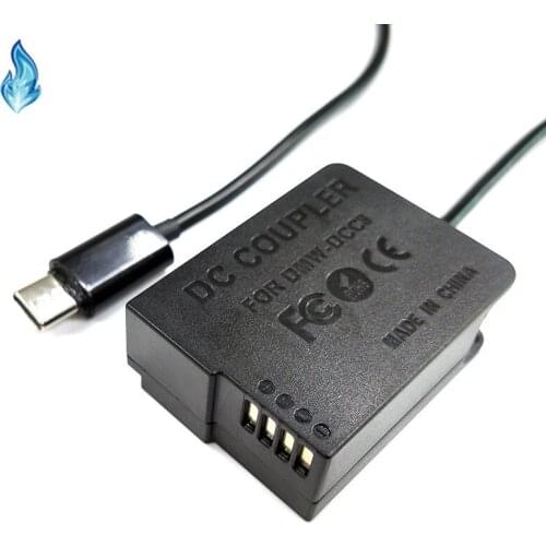 Newest PD Power Adapter DMW-DCC8 DC Coupler DMW-BLC12 for Panasonic Lumix DMC-GH2 DMC GH2H FZ200 G6 G5 G80 G85 G5K GH2K GH2S
