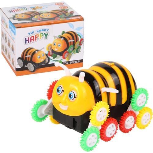 Bee Tip lorry car modle toys Flip stunt car Colorful color kids baby toys Mini small Armored car Juguetes Brinquedos Animal car