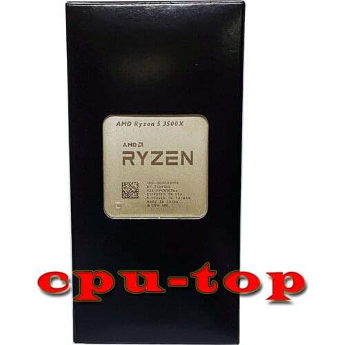 AMD Ryzen 5 3500X R5 3500X 3.6 GHz Six-Core Six-Thread CPU Processor 7NM 65W L3=32M 100-000000158 Socket AM4