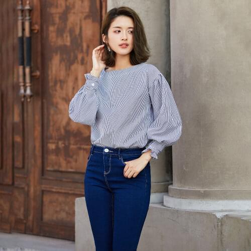 Блузки в полоску Rosetic China At AliExpress