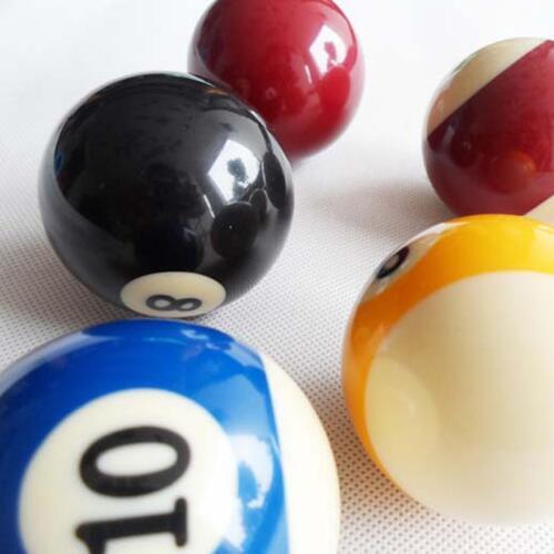 Xmlivet Free shipping 2pcs Single ball 50mm Billiard Pool Cue Balls Resin Nine-ball Balls Billiards accessories