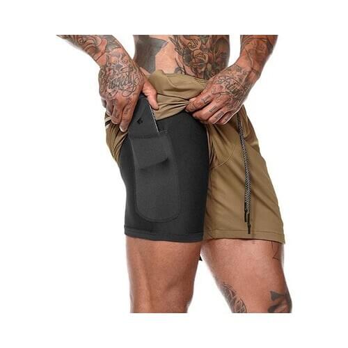 Fitness Racing Shorts Training Track Athletics Tight Short 5XL High Quality Men Sport Running Shorts 2 IN 1 Compress Jogging