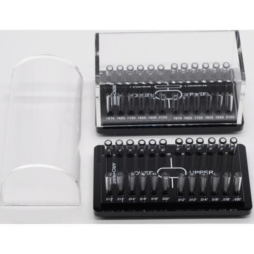 Dental Supply Orthodontic Acrylic Holder Case For Preformed Arch Wires