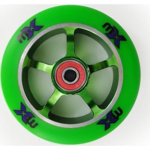 Aluminium Alloy Steel Hub High Elasticity and Precision speed skating Skateboard wheel 88A 100mm Scooter Wheel