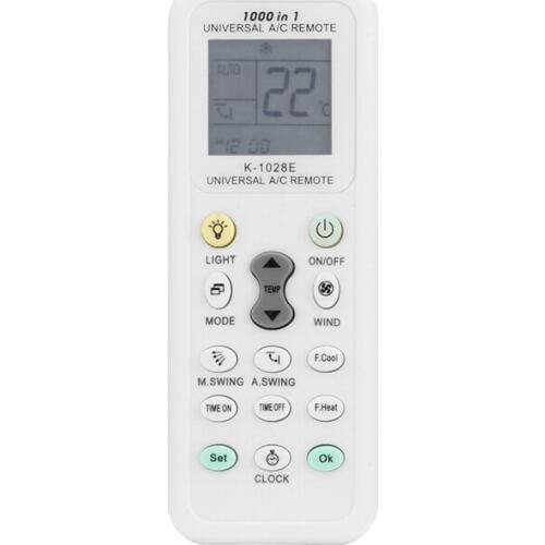 Universal Wireless K-1028E 1000 In 1 Ac Digital Lcd Remote Control For Air Conditioner