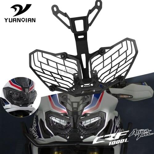 For Honda CRF1000L CRF 1000L Africa Twin ADV Sports 2017-2021 Motorcycle Headlight Protector Grille Guard Cover Protection Grill