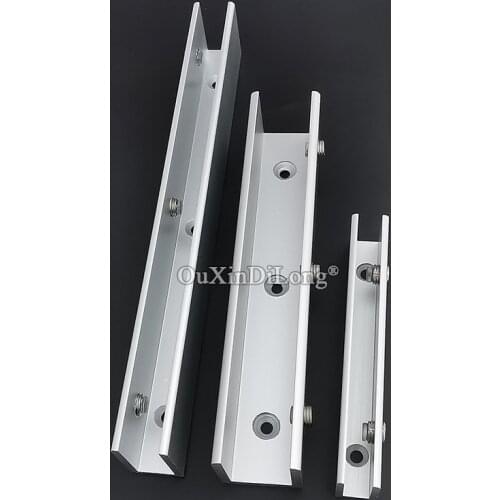 10PCS Lengthen Glass Clamp Glass Shelf Brackets Aluminum Shelf Holder Supports Brackets Clamps For 18-20mm Glass GF402