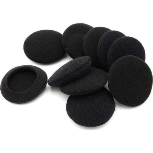 1000 Pcs 40MM Black Foam Earpads Replacement Ear Pads Sponge Pillow Repair Parts Covers Cups for 4CM Diameter Headset Headphones
