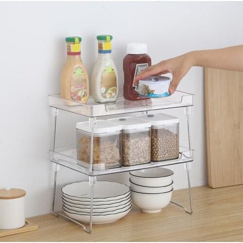 2Pack Home Closet Organizer Storage Shelf For Kitchen Rack Space Saving Wardrobe Decorative Shelves Cabinet Holders