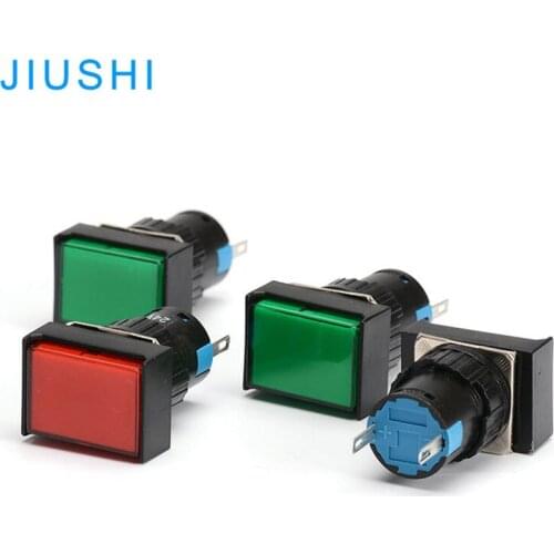 LA16J-D 16mm rectangular indicator light12v24v signal lamp 2 PIN