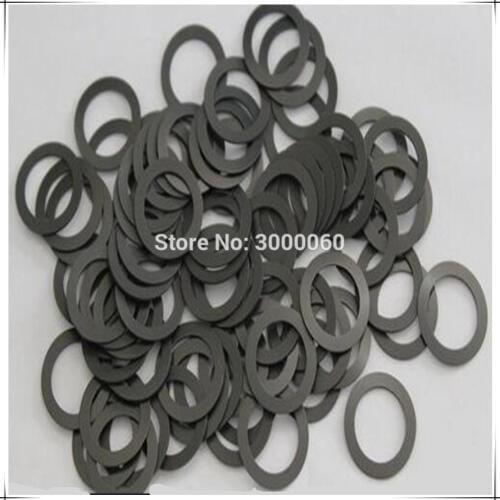 4.5mm(ID)x7.5mm(OD)x1mm(Thickness) High Precision Customized Black Color Polyslider Graphite Nylon Flat Washer 1000pcs/lot