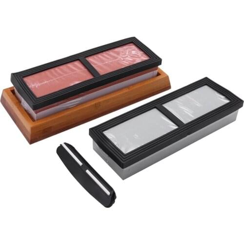 400/1000 3000/8000 Gravelstone Cut Whetstone Set Sharpener Kitchen Sharpener for All Blades