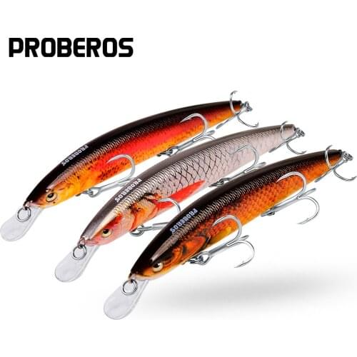 5-6pcs Minnow Fishing Lures Set 18g/15cm- 9.5g/11.5cm Topwater Artificial Hard Bass Bait Hard Wobblers with Box Tackle