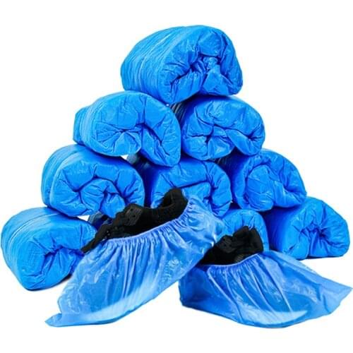 300 Pairs Wholesale Disposable Home Shoe Covers Upgrade Materials Thickened Non-slip shoe Covers CPE Wear-resistant Waterpoof