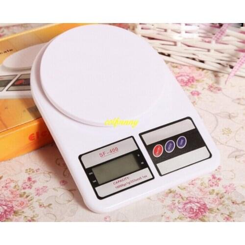 20pcs/lot 1kg/0.1g & 5kg 7kg 10kg/1g Digital LCD Kitchen Electronic Scales Household Food Diet Postal Scale Weight Balance