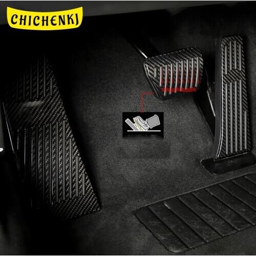 For BMW 3 Series G20 F30 5 Series G30 X3 G01 F20 X5 X6 X7 Car Accelerator Rest Brake Pedal Cover Trim Frame Sticker Accessories