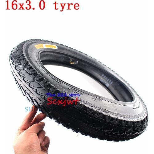 CTS 16x3.0 inch tyre inner tube for Electric Bicycle Tricycle car electric car wheel tyre 16 inch electric bicycle tire tube