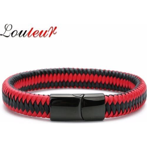 Мужские кожаные браслеты Louleur China At AliExpress