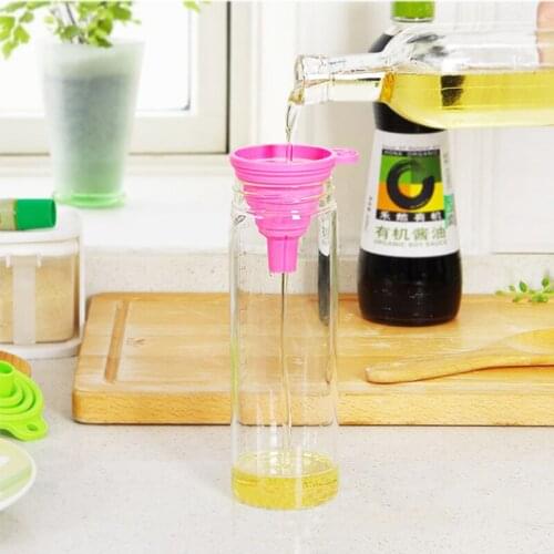 Mini Silicone Hopper Portable Collapsible Style Funnel Gadgets Accessories High Quality