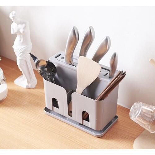 Multifunctional Kitchen Accessories Hollow Knife Holder Storage Device Holder Kitchen Storage Racks Stand for Kitchen Knife Bag