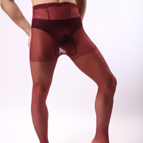 Newest Sheer Tights Men Transparent Erotic Sexy Underwear Body Stockings Sissy Exotic Apparel Man Gay Fetish Pantyhose