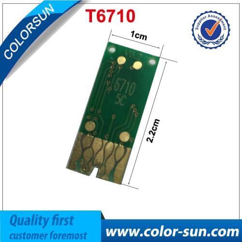 New T6710 One Time Use Maintenance Tanks Chip for Epson WP4015 4025 4525 4511 4521 4531 4520 4530 4532 4592 Printer chips