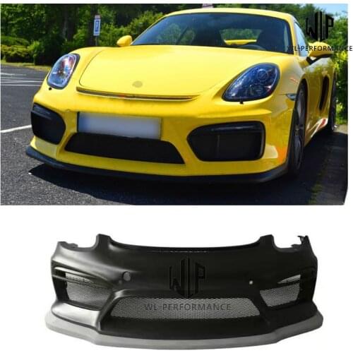 New Style High Quality FRP Material Car Body Kit Front Bumper For Porsche Boxster Cayman 981 Change GT4 Style 2012-2016