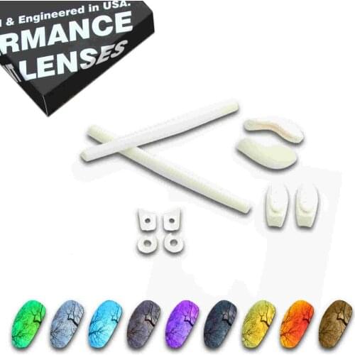 ToughAsNails Resist Seawater Corrosion Polarized Replacement Lens&White Rubber Kit for Oakley juliet - Multiple Options