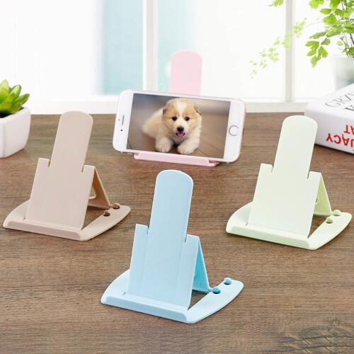 Universal Folding cell phone support Plastic holder desktop stand for your phone Smartphone & Tablet Support Phone holder