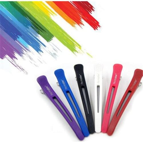 Steel Aluminum Multicolor Hairdressing Clip Specialized Used for Salon Barber Shop Position Partition Traceless Hairpin E315